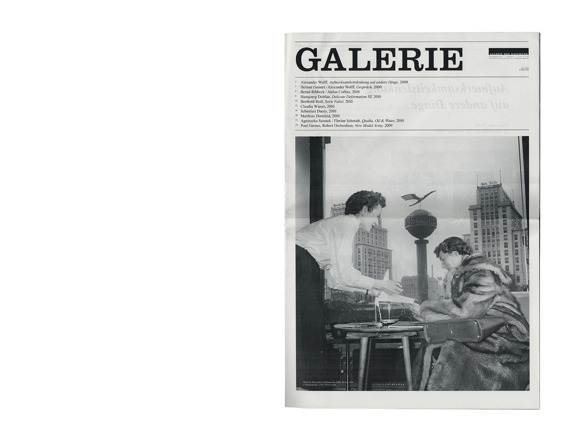 Galerie Ben Kaufmann &ndash; Magazin 1&ndash;3