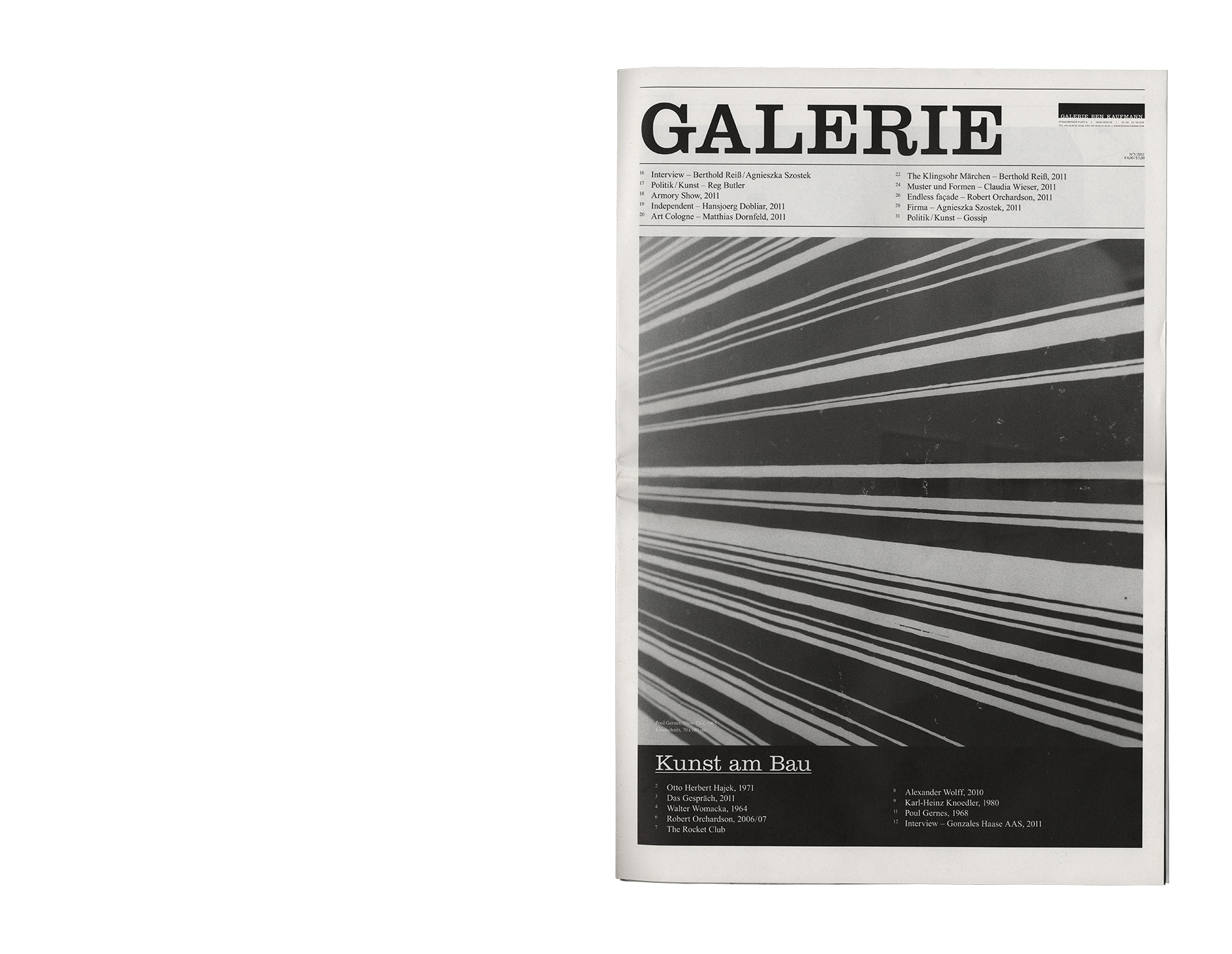 Galerie Ben Kaufmann &ndash; Magazin 1&ndash;3
