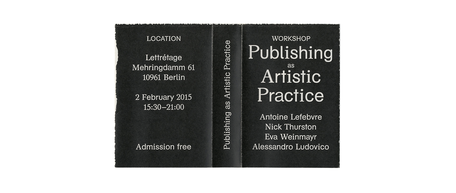Publishing as Artistic Practice