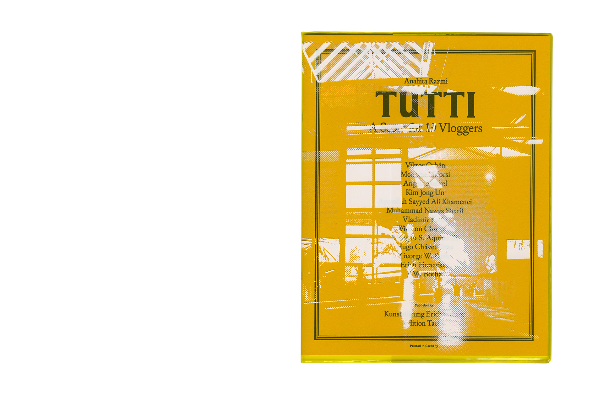 Anahita Razmi, TUTTI &ndash; A Score for 19 Vloggers