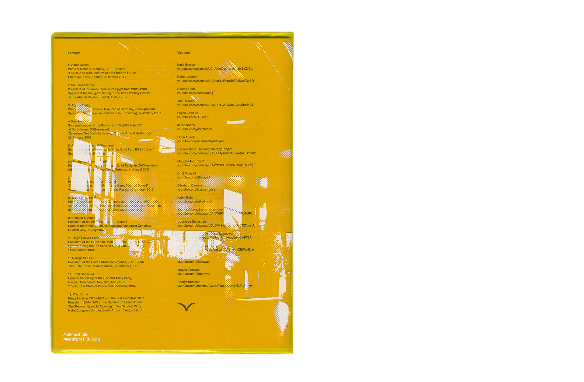 Anahita Razmi, TUTTI &ndash; A Score for 19 Vloggers