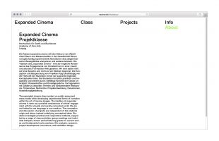 Expanded Cinema Class