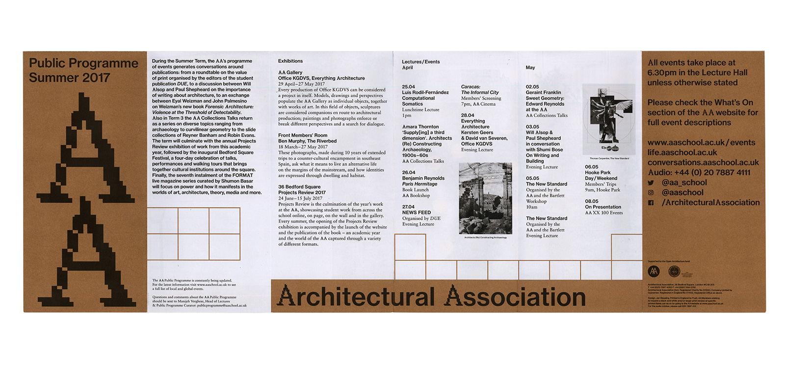 Architectural Association &ndash; 2nd quarter 2017