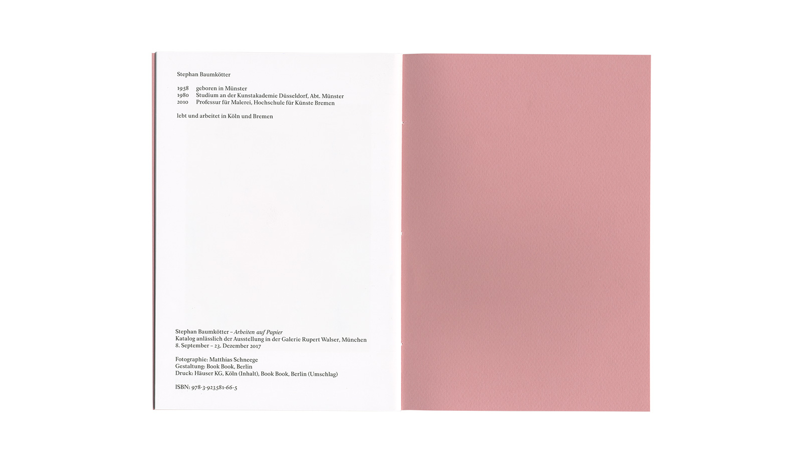 Stephan Baumk&ouml;tter &ndash; Arbeiten auf Papier