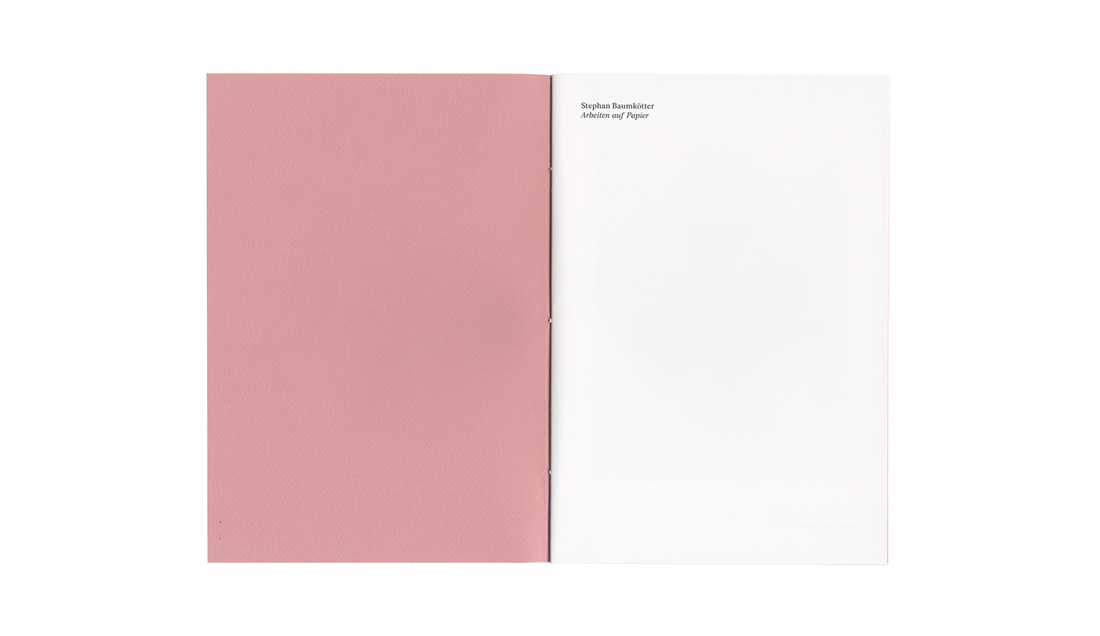 Stephan Baumk&ouml;tter &ndash; Arbeiten auf Papier