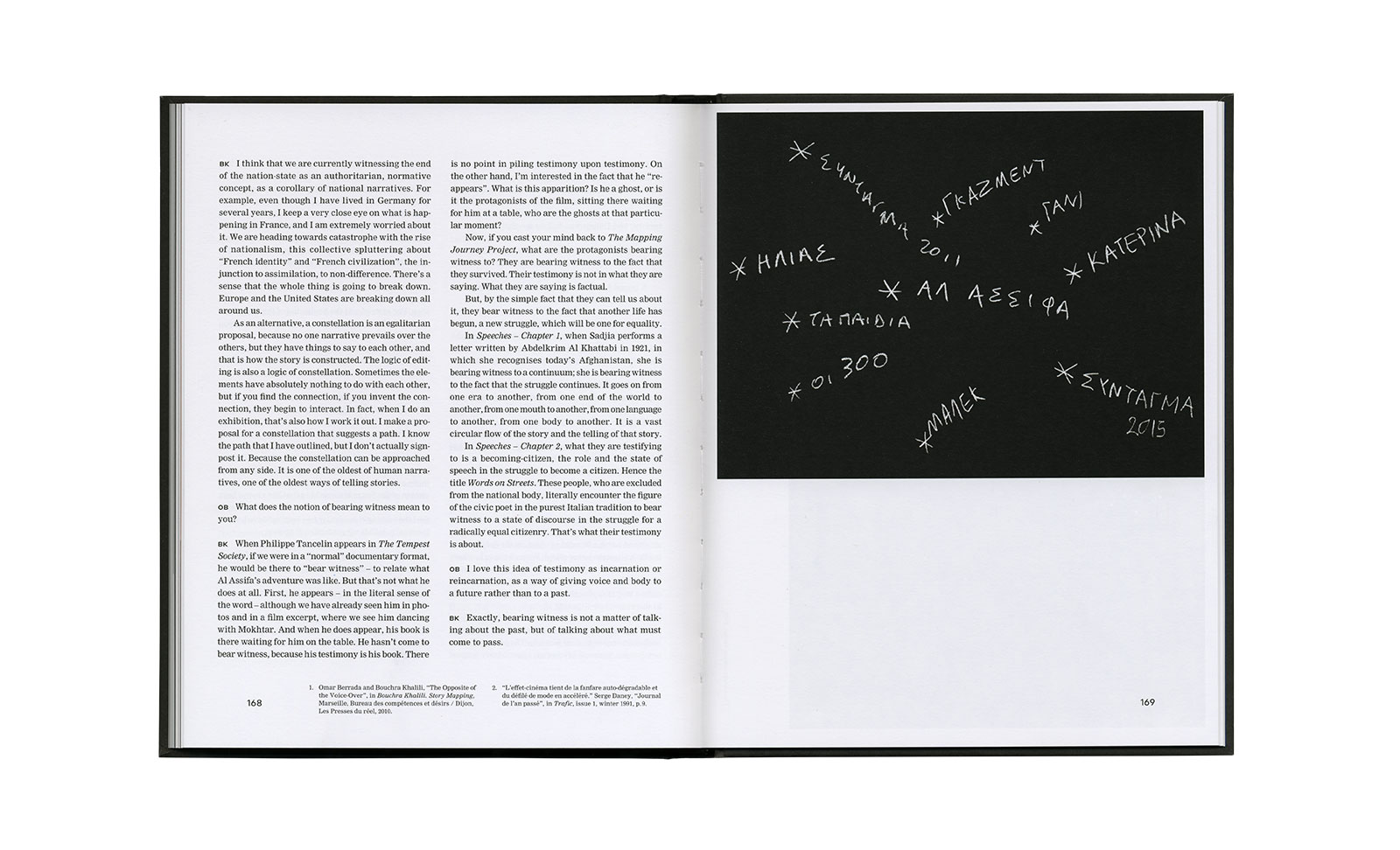 Bouchra Khalili &ndash; Blackboard