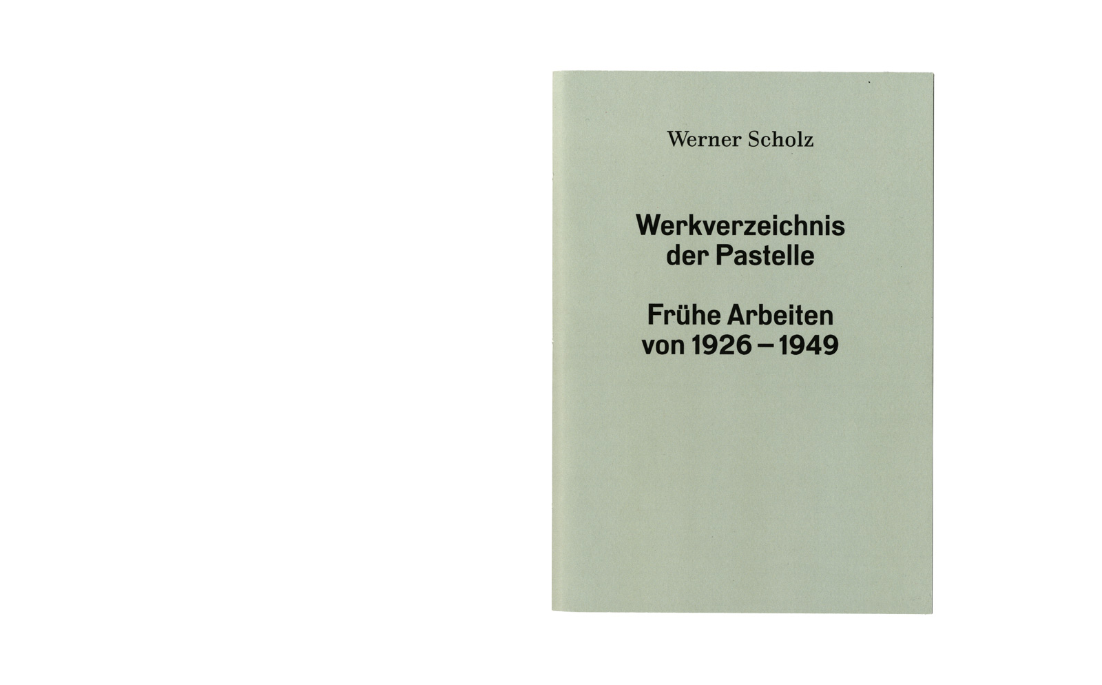 Werner Scholz &ndash; Werksverzeichnis der Pastelle
