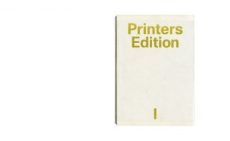 Printers Edition I + II