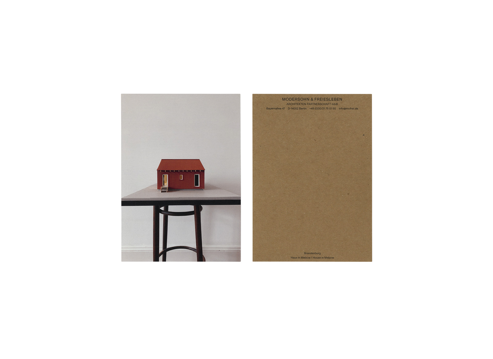 Modersohn & Freiesleben &ndash;&nbsp;Wirklichkeit / Reality (Folder and Postcards)