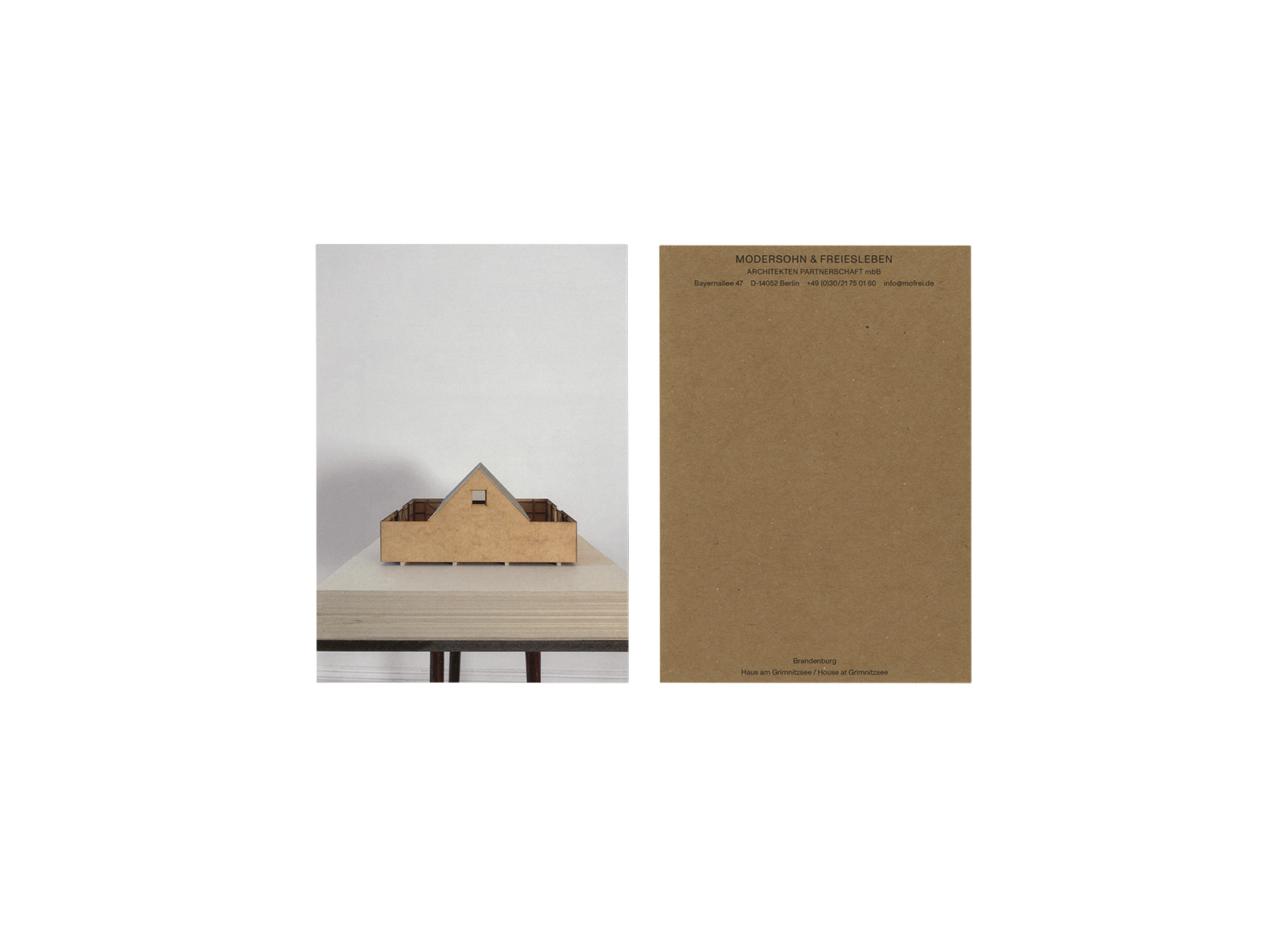 Modersohn & Freiesleben &ndash;&nbsp;Wirklichkeit / Reality (Folder and Postcards)
