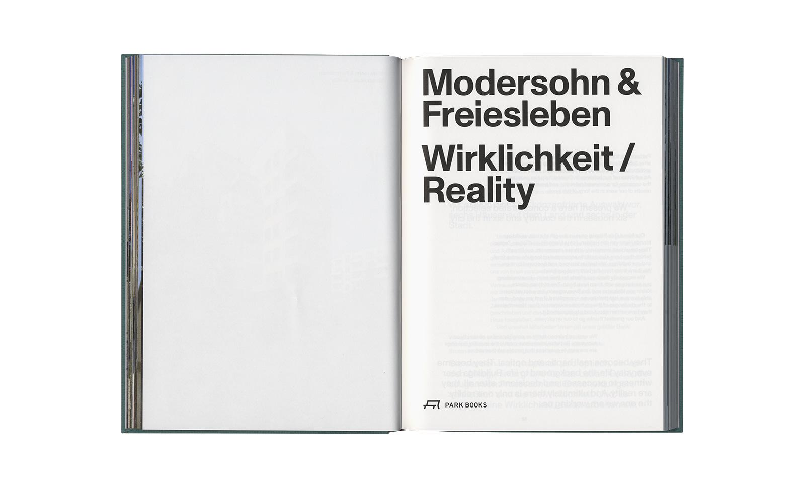 Modersohn & Freiesleben &ndash; Wirklichkeit / Reality
