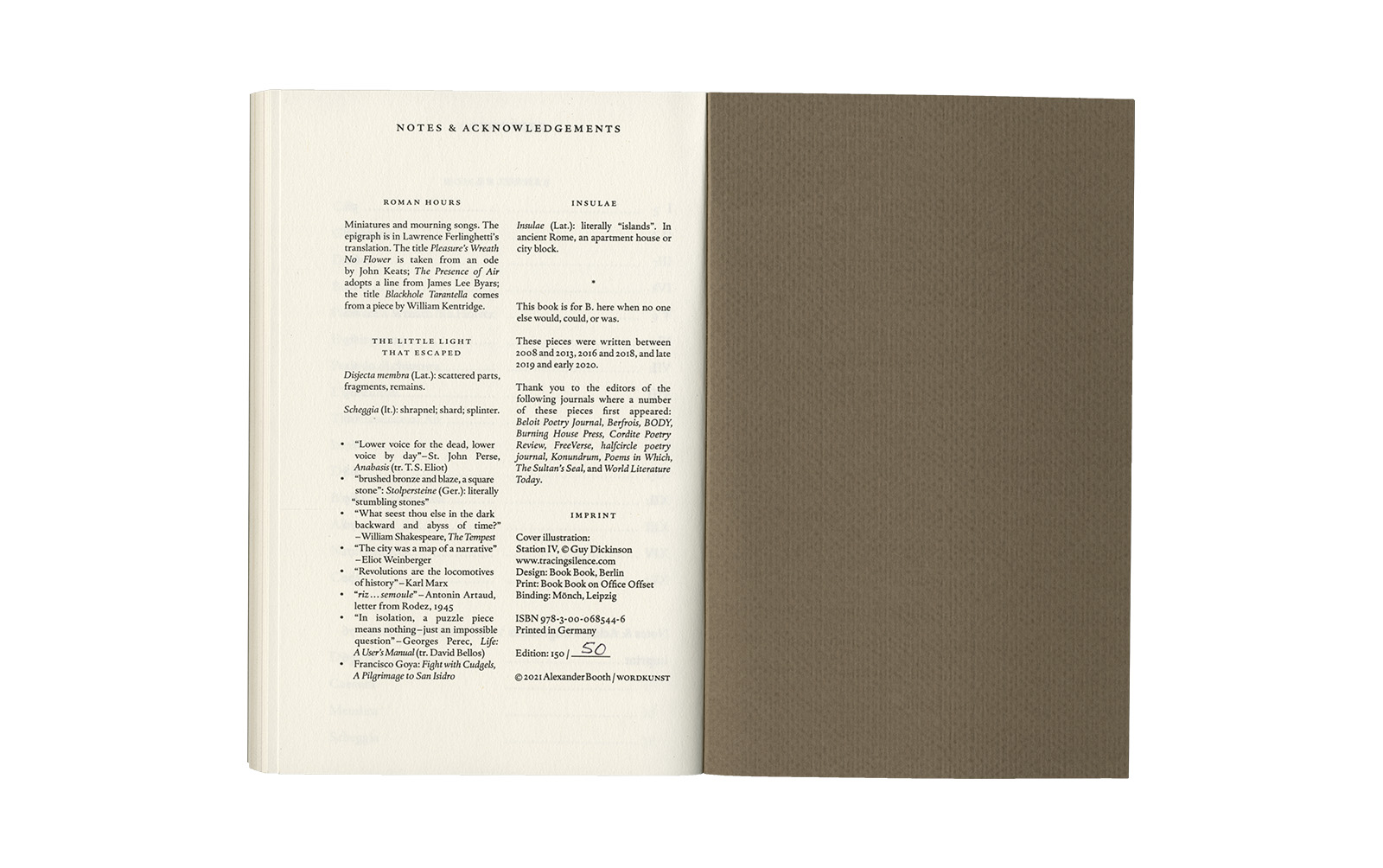 Alexander Booth &ndash; Triptych