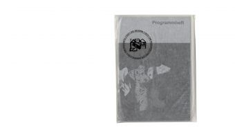 Alexandra Hopf &ndash; Programmheft