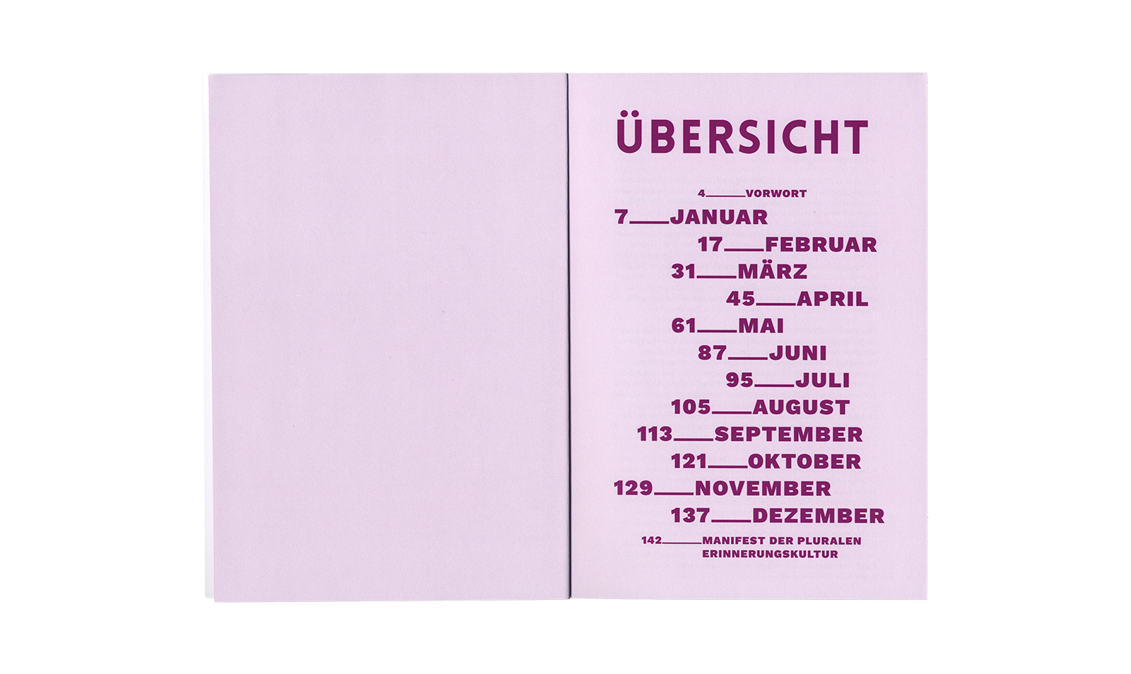Coalition for Pluralistic Public Discourse &ndash; Gedenkkalender