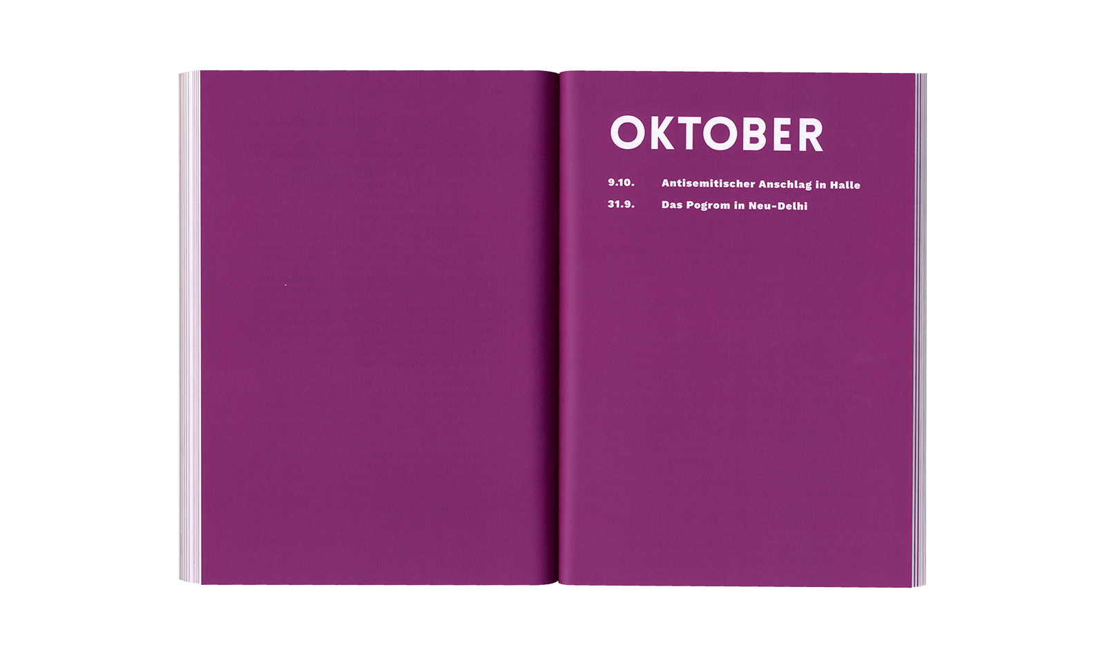 Coalition for Pluralistic Public Discourse &ndash; Gedenkkalender