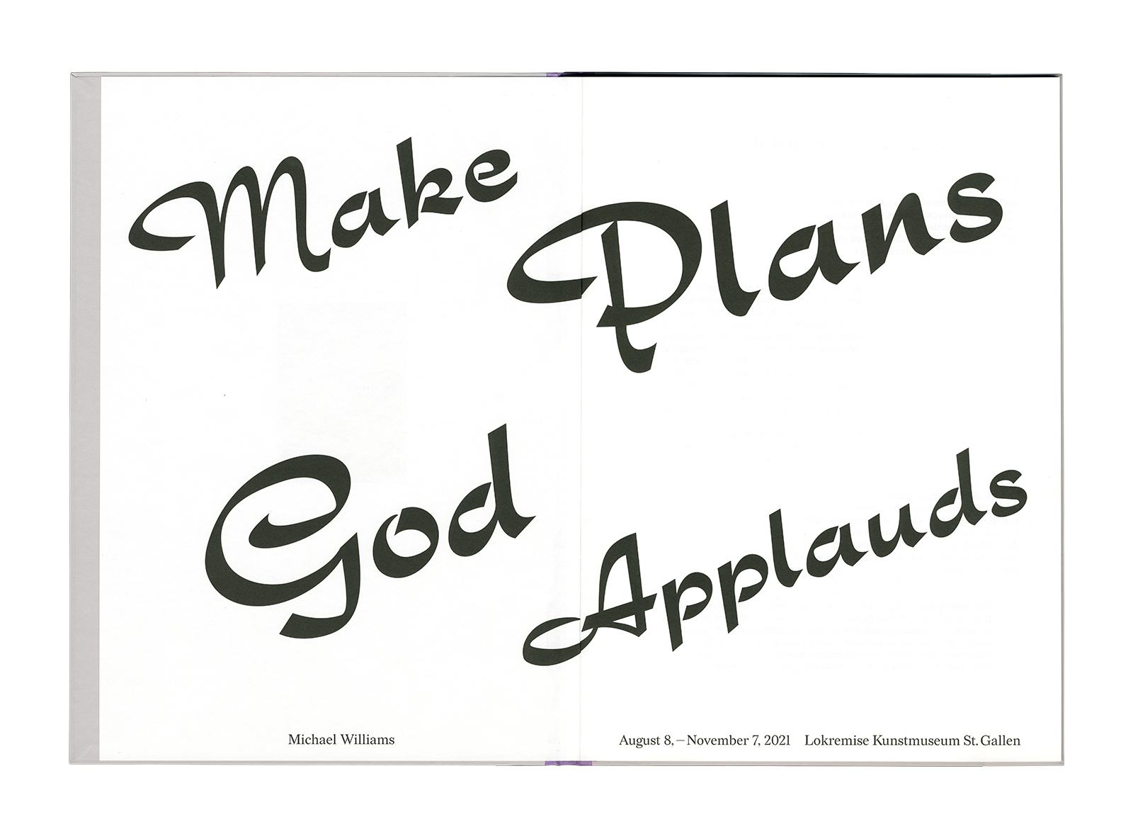 Michael Williams &ndash; Make Plans God Applauds