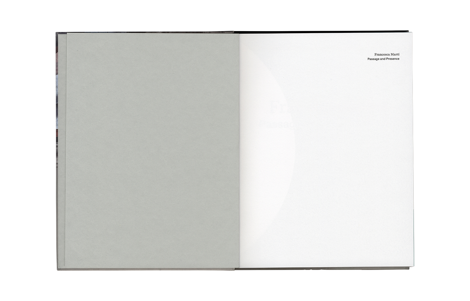 Francesca Mart&iacute; &ndash; Passage And Presence